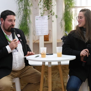 Alexis Roptin et Cécile Gazo.