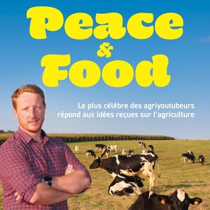 Couverture de son livre Peace and Food. Couverture de son livre Peace and Food.