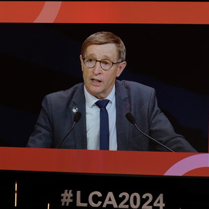 Dominique Chargé, président de la Coopération agricole lors de son discours de clôture le mercredi 18 décembre 2024. Dominique Chargé, président de la Coopération agricole lors de son discours de clôture le mercredi 18 décembre 2024.