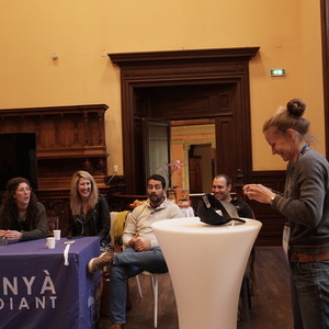 Le groupe s'amuse lors de l'atelier de travail "carnet d'entretien" Le groupe "carnet d'entretien" en plein time's up sur les rôles des responsables JA ! ça bosse !