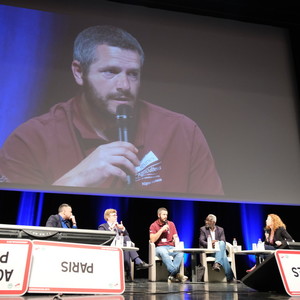 Jean-Baptiste Gibert, secrétaire général JA de la région Occitanie lors de la table ronde. Jean-Baptiste Gibert, secrétaire général JA de la région Occitanie lors de la table ronde.