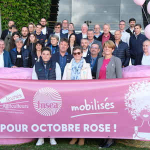 Lancement de la campagne Octobre Rose sur le Sommet de l'élevage.