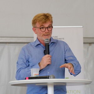Marc Fesneau lors de son discours aux Terres de Jim. Marc Fesneau lors de son discours aux Terres de Jim.
