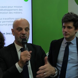 Jean-Michel Blanquer, ministre de l'Éducation national lors du lancement de DJSP