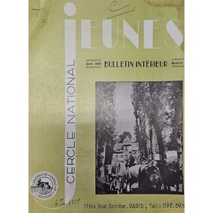 Premier bulletin, édité en avril 1949. Premier bulletin, édité en avril 1949.