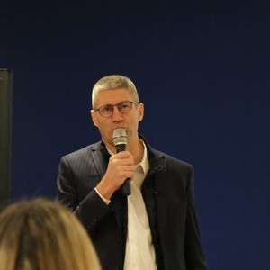 Pascal Le Brun, président du Cniel lors de la conférence de presse, mardi 18 février. Pascal Le Brun, président du Cniel lors de la conférence de presse, mardi 18 février.