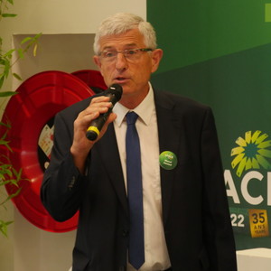 Marcel Denieul, ancien éleveur laitier et président du Space. Marcel Denieul, ancien éleveur laitier et président du Space.