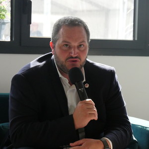 Arnaud Gaillot, président de Jeunes Agriculteurs lors d'une conférence de presse organisée au Space. Arnaud Gaillot, président de Jeunes Agriculteurs lors d'une conférence de presse organisée au Space.