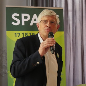 Marcel Denieul, président du Space. Marcel Denieul, président du Space.