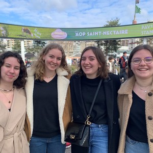 Juline, Margot, Morgane et Clémence.