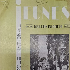 Premier bulletin de Jeunes Agriculteurs paru en avril 1949. Premier bulletin de Jeunes Agriculteurs paru en avril 1949.