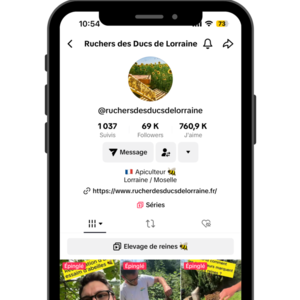 Le compte TikTok d'Etienne Carter. Le compte TikTok d'Etienne Carter.