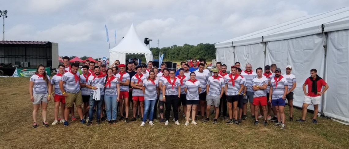Équipe de bénévoles à Gascogn'Agri 2021
