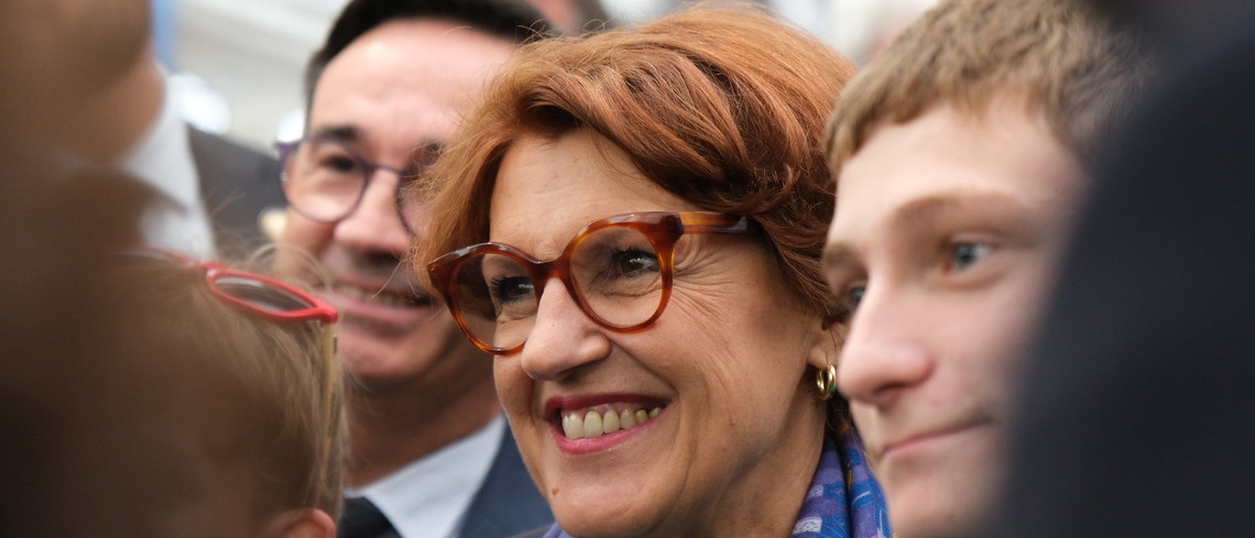 Annie Genevard était en viste, jeudi 3 novembre. Annie Genevard était en viste, jeudi 3 novembre.