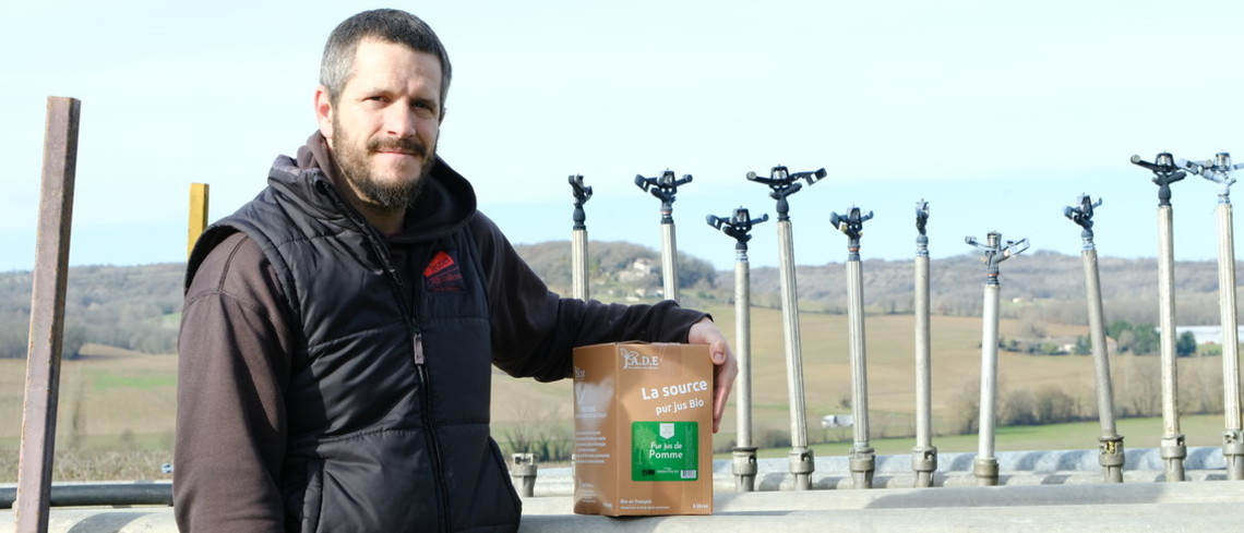 Jean-Baptiste tient son exploitation dans la commune de Sainte-Juliette (Tarn-et-Garonne). Jean-Baptiste tient son exploitation dans la commune de Sainte-Juliette (Tarn-et-Garonne).