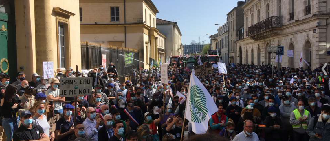 Irrigadour - Mobilisation à Mont-de-Marsan