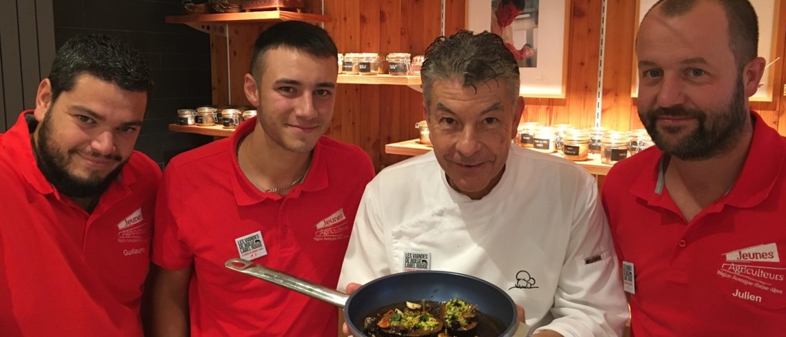 Le chef Régis Marcon JA AURA Auvergne Rhône Alpes