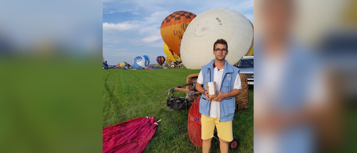 Quentin Boutte lors du mondial Air Ballon en 2021. Quentin Boutte lors du mondial Air Ballon en 2021.