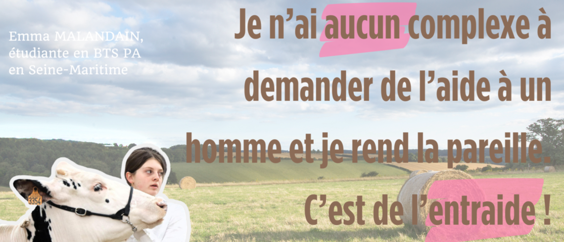 Emma Malandain Emma Malandain, 19 ans, étudiante au lycée agricole d’Yvetôt (76)
