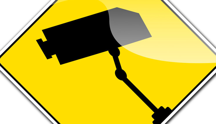 Autocollant caméra de sécurité