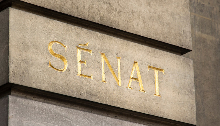 Sénat chambre haute du Parlement français. Crédit : Sophie Animes