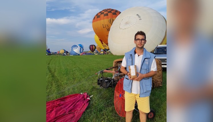 Quentin Boutte lors du mondial Air Ballon en 2021.