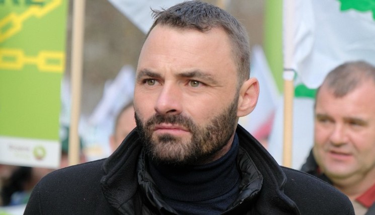 Pierrick Horel, président de Jeunes Agriculteurs à la mobilisation agricole du 18 décembre 2025 à Bruxelles. CP : JAMag