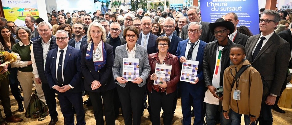 Présentation des premiers travaux des groupes par les référents au Salon de l'agriculture