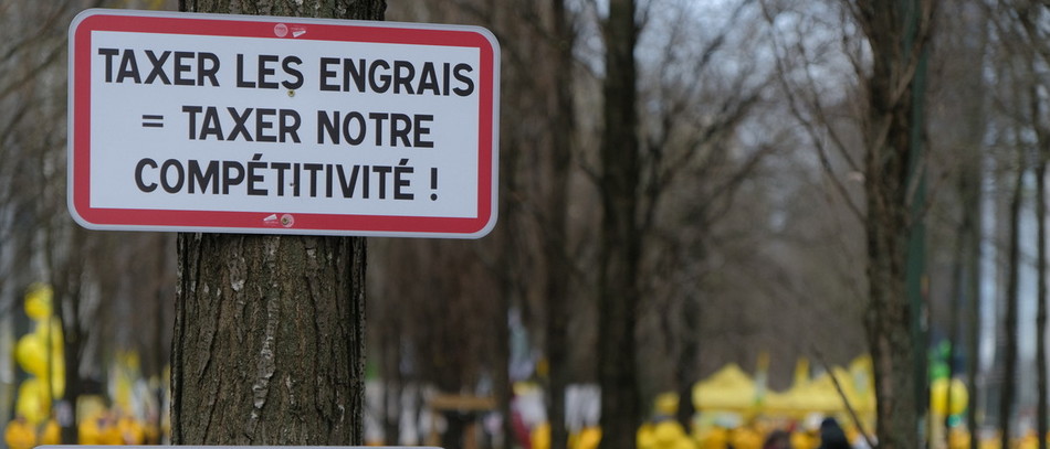 Une avancée se profile concernant la taxe carbone sur les engrais.