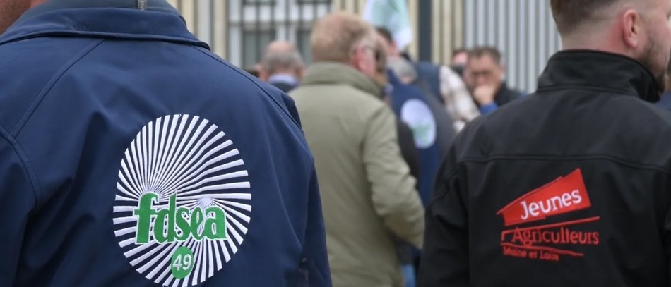 À l’appel conjoint de Jeunes Agriculteurs et de la FNSEA.