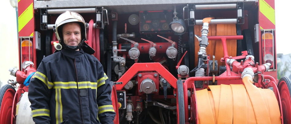 Thibault Le Masle affectionne en particulier la conduite du camion.