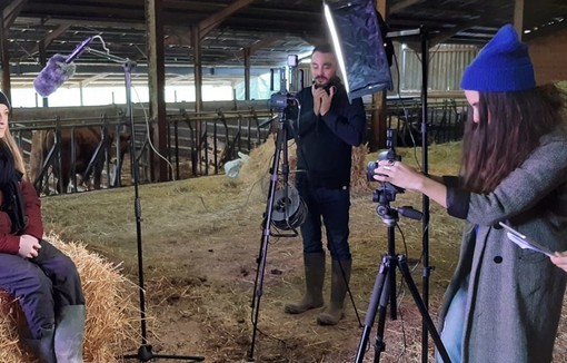 Tournage des vidéos - l'emploi dans l'élevage