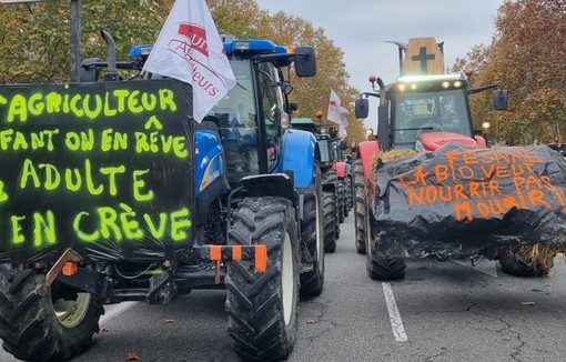 Les Jeunes Agriculteurs se sont réunis dans toute la France pour manifester leur colère. 