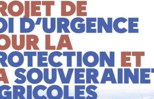 Loi d'urgence pour la protection et la souveraineté agricoles.