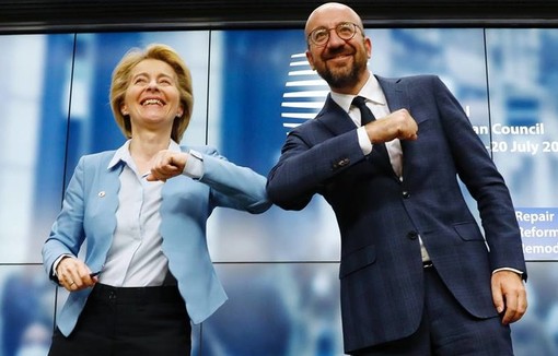 Ursula Von der Leyen et Charles Michel.