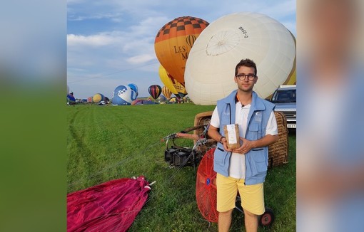 Quentin Boutte lors du mondial Air Ballon en 2021.