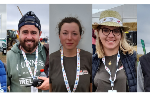 De gauche à droite : Paul, Adrien, Lucie, Julie et Guillaume