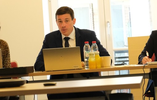 L'équipe de Limagrain lors du point de presse tenu le 18 mars.