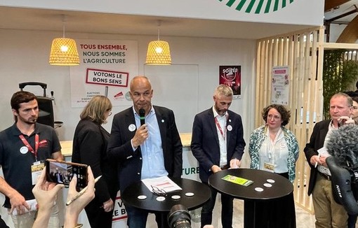 JA et la FNSEA ont organisé une conférence de presse commune lors du Space. 
