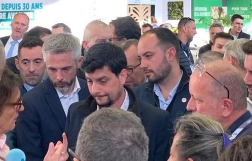 La ministre Annie Genevard à la rencontre des élus Jeunes Agriculteurs, le Le 25 novembre, au Salon SITEVI à Montpellier.