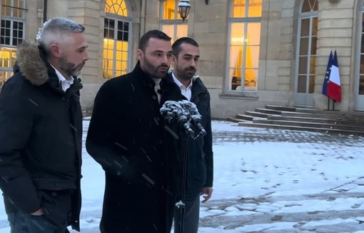 Paris, le 5 juin 2026 – Pierrick Horel (Président), Quentin Le Guillous (Secrétaire général) et Maxime Buizard-Blondeau (Vice-président) de Jeunes Agriculteurs (JA) ont été reçus pendant deux heures par le Premier ministre Sébastien Lecornu à Matignon. 