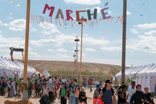 Le marché des produits locaux.