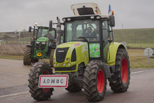 Les tracteurs sont venus de tout le département.