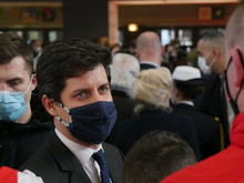 Le ministre de l'Agriculture Julien Denormandie accompagne le Premier ministre Jean Castex tout au long de la première journée du Salon.