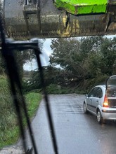 Tempête Ciaran. (Crédit : JA du Finistère)