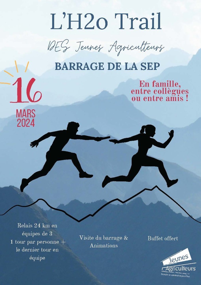 L'H2o trail aura lieu le 16 mars prochain. L'H2o trail aura lieu le 16 mars prochain.