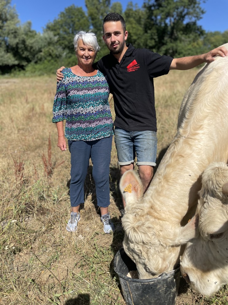 Jérémy et Maryse sa grand-mère, une relève assurée